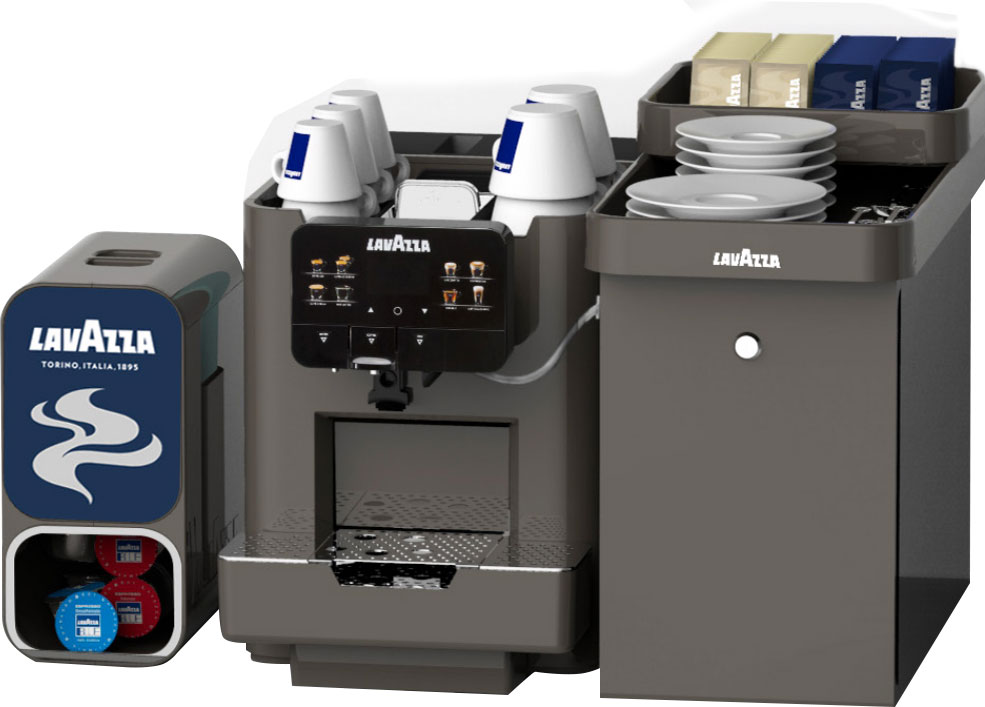 Lavazza machine and vending machine