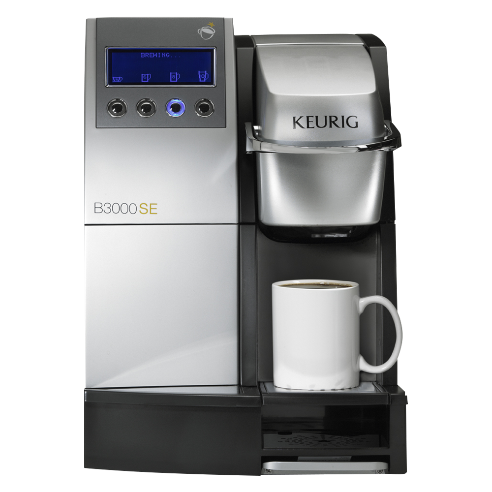 Single cup office coffee brewer and vending machines